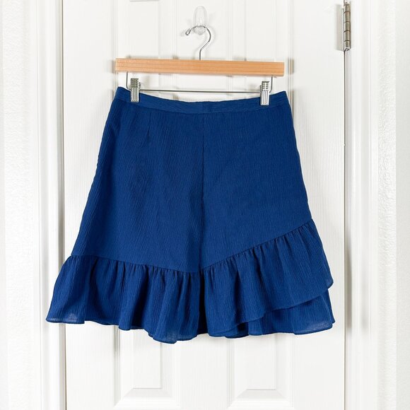 Banana Republic Factory Dresses & Skirts - NWT Banana Republic Factory Size 4 Blue Ruffle A Line Mini Skirt Flowy S…